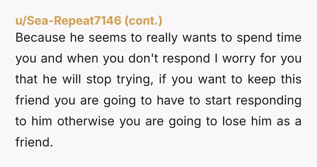 u/teneolupum NTA, very reasonable for you to not want to be the middleman here. I would suggest raising the issue fairly gently at first (hey would you mind not texting...