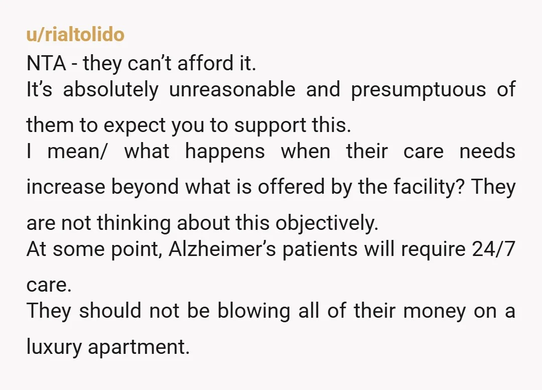 u/No_Text_4500 11k a month is fuuuuuhhhking insane, and expecting you to cover the rest is so selfish.