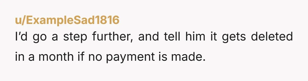 u/TenorClefCyclist Every successful recording studio has this policy: "Masters, stems, and source tracks are not delivered until the account is paid in full." That is because studios that don't have...