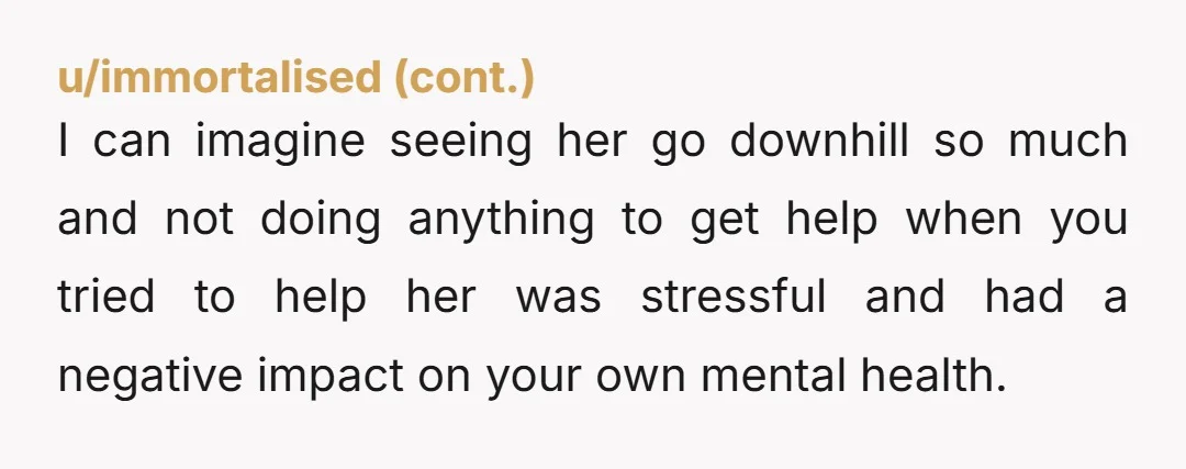 u/DragonSeaFruit NTA. Her family is only having a go at you because if you stay broken up, she becomes their problem and they are gonna have to step up to...