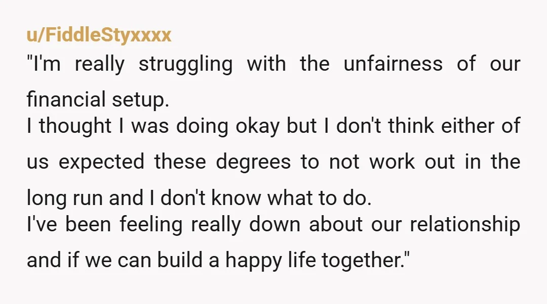 u/PaleozoicQueen I find it very interesting how you are linking being honest with her as if that, or your resentment, implicitly says she is a bad person for relying on...