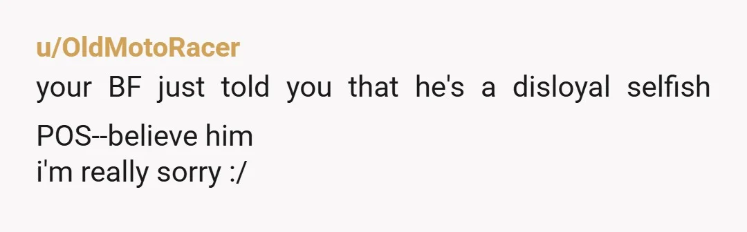 u/Sea_Voice_404 Sorry, BF is a bad partner. Being there for a required surgery is like the minimum effort. You don’t say if this is necessary or cosmetic but sounds like...
