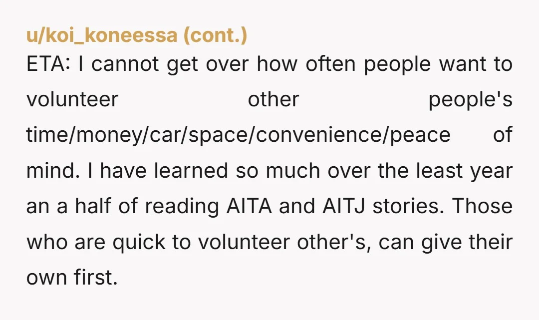 u/your-mom04605 NTA There’s no universe in which you are wrong. You all agreed on terms (you’re paying extra for a private space); she doesn’t get to change the terms now...