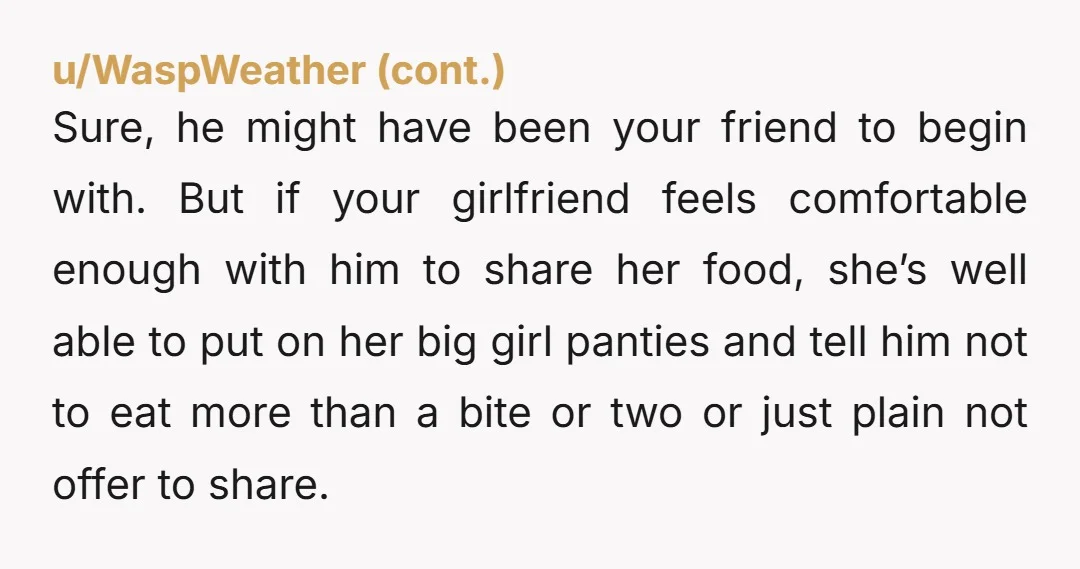 u/JasminJaded PSA: Does she ever really eat much when you go out with people even when no one is taking the food she’s offered? I ask because she may be...