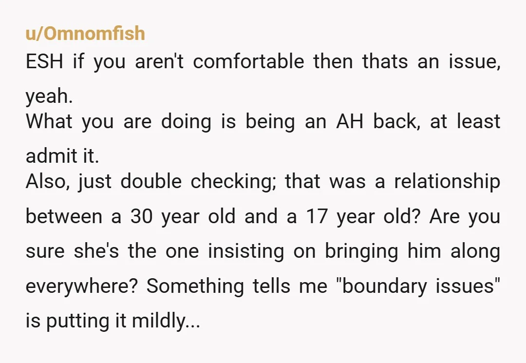 u/Time-Tie-231
ESH
Your 'strategy is rubbish - ill-thought out and likely to be misunderstood.
The dynamic of Rob always being there is creepy.
Yuck
