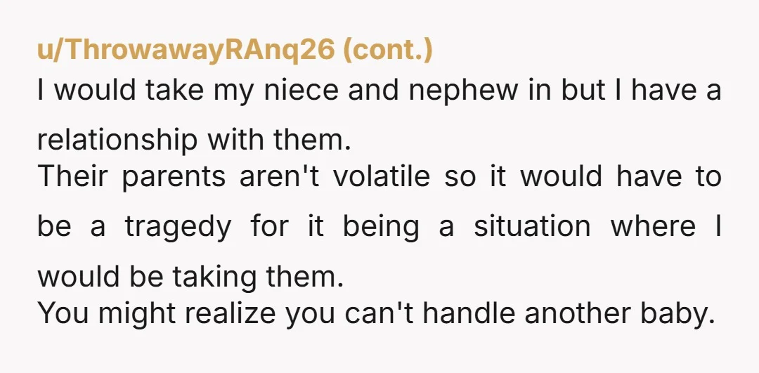 u/JoeLefty500
NTA Don’t let anyone tell you otherwise. For your own mental health, you did the right thing.