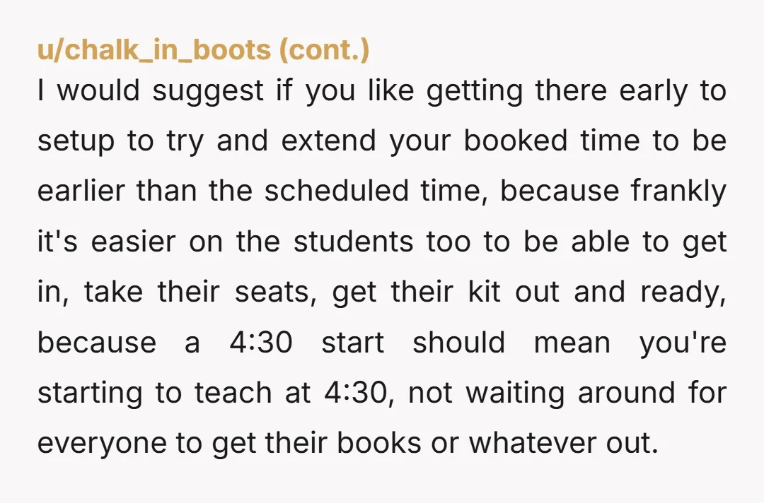 u/New-Calligrapher7979 NTA. Sounds like their problem (not yours) that they didn’t have the foresight to book the room long enough or to call a stop to their meeting to pack...