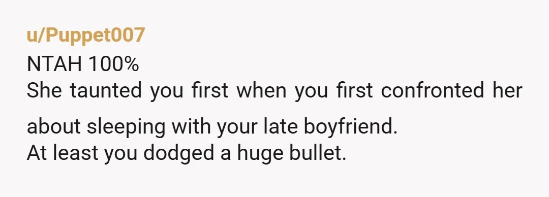 u/BeautifulChaosEnergy Tell your mom that you’re disappointed in her for supporting your cheating sister and it might make dad reevaluate his marriage to her Anyone who supports a cheater is...