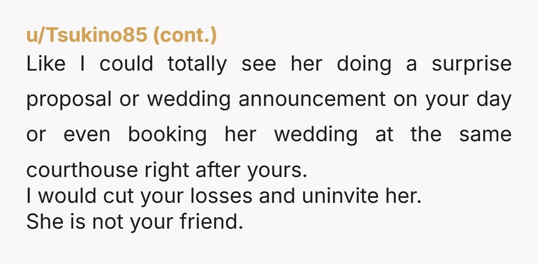 u/LdiJ46 NTA. Anyone who even asks to wear white to a wedding absolutely is.