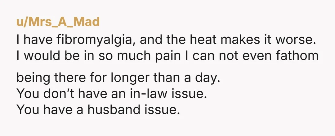 u/Old-Current6989
NTA. You're offering alternatives and 80° is too damn hot to be comfortable.