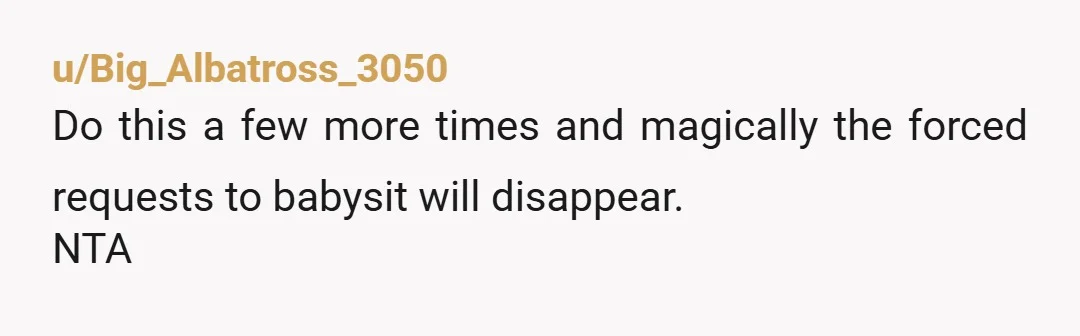 u/lovescarats
NTA, but if I were you I would decline any invitation to her home.