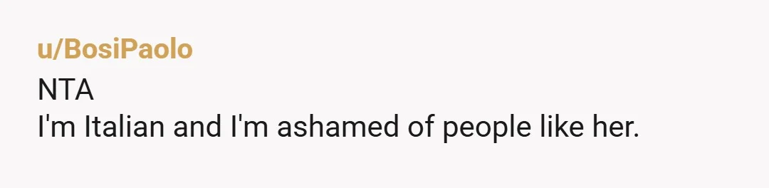 u/peppermintvalet So she insults fish sauce but insults her own heritage by ignoring that fish sauce was a cornerstone of Italian cuisine until the Americas gave them tomatoes. How classy...