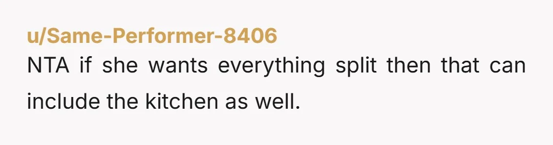 u/DankVapor NTA - Foot down. Tell her you never expected to act like a Dad to someone either. If you have an entire room, only fair she has an entire...