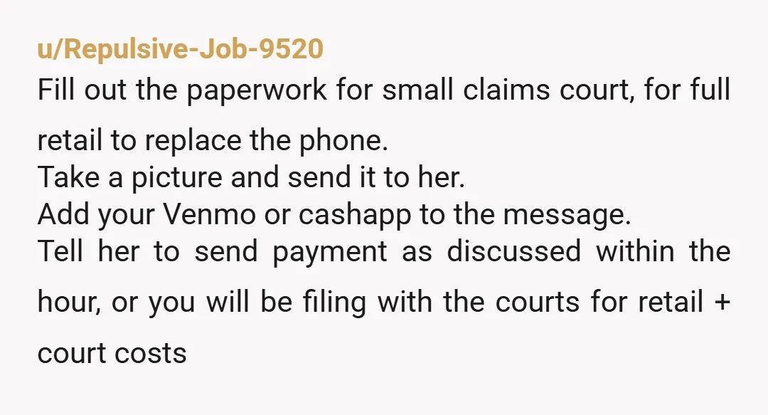 u/SuperbPrimary971
NTA.  The mother of the kid IS. Do it.  You gave them an out, she didn't take it. Do it.