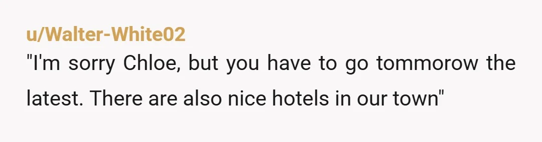 u/TreeChoppa8 Tell your girlfriend you've developed a crush on Chloe. Situation will resolve itself.