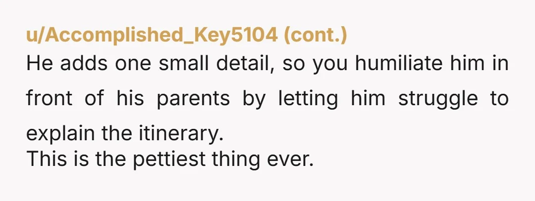 u/DenverKim Soft YTA. There’s not enough context for anyone here to know for sure. Most couples, especially once they are married, often finish each other‘s sentences, share the process of...