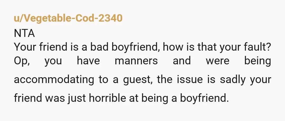u/ChimoEngr NTA. The impromptu vegan spaghetti was above and beyond what most hosts would do, but also not out of line. Ensuring that she had vegan options when you knew...