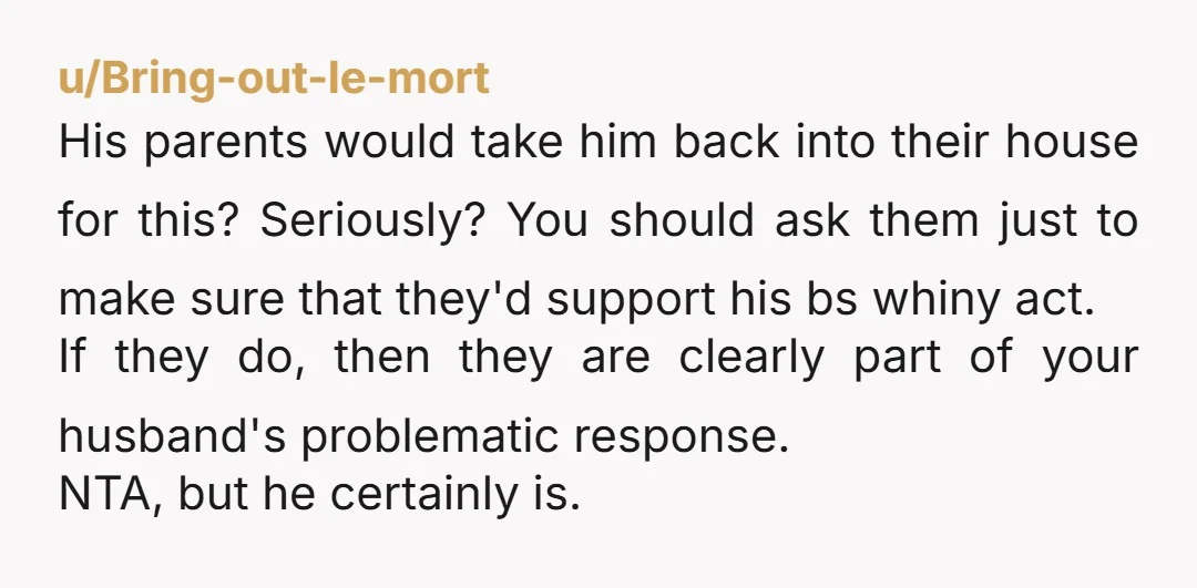 u/BeautifulChaosEnergy From your comments you’ll be better off if you divorce him, you’re already a married single mom, you might as well ease your burden and send him back home...