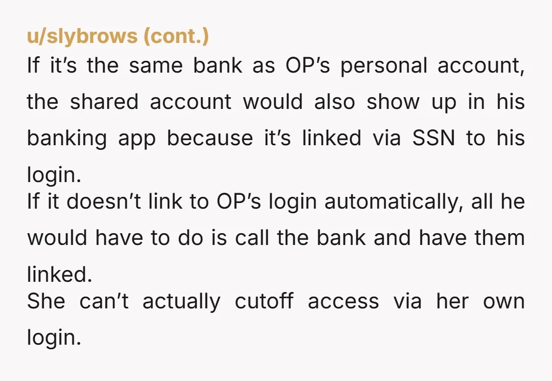 u/567Anonymous I would not put $ into an account that I did not have access to…. That is crazy. At this point, either you set up a new account with...