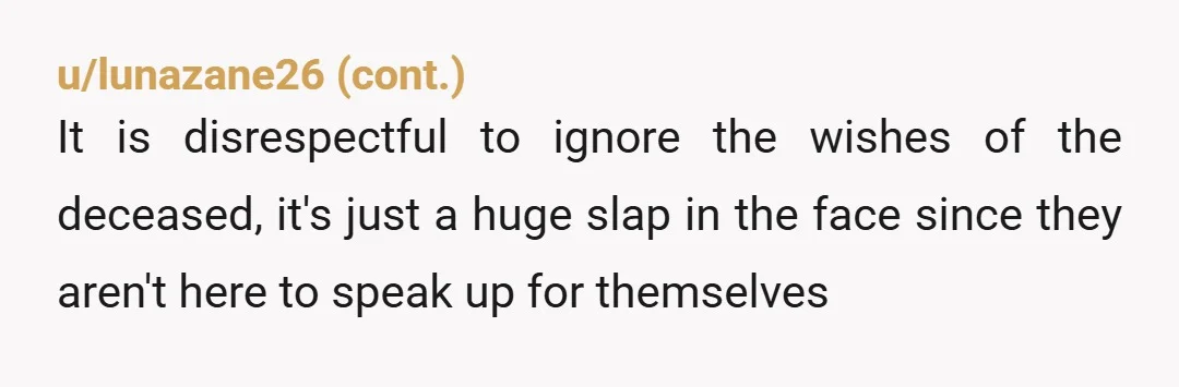 u/CivMom If your sister wants to do something against everyone's wishes, she is welcome to do that. But you just carry on doing what you are doing. NTA