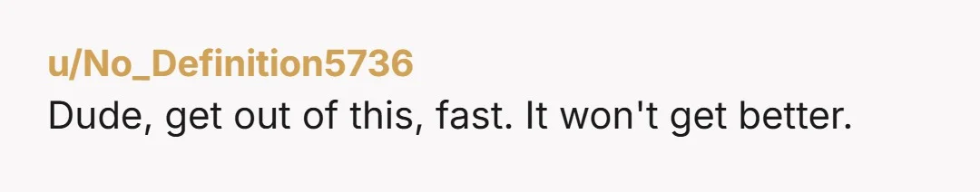 u/LetterheadBubbly6540 I‘m sorry this is your first relationship, since you don’t have a proper baseline of what that should look like. End it as fast as possible. She needs therapy...
