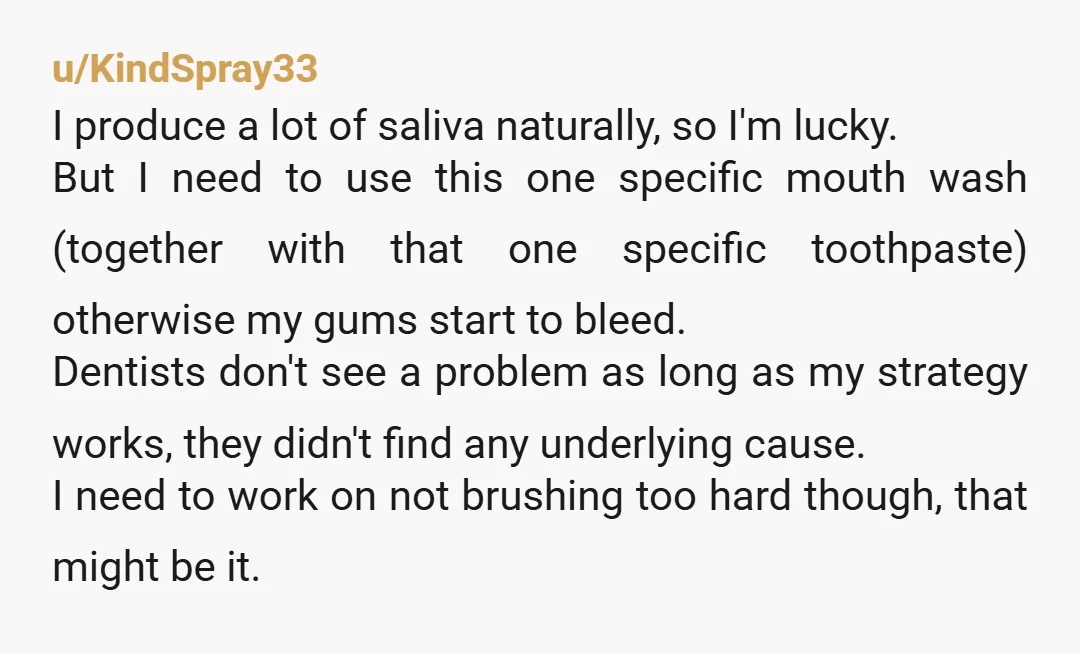 u/Marissa310
Also, BRUSH YOUR TONGUE.
God the amount of people walking around with a grey film on their tongue is ridiculous, your tongue should be brushed until it is PINK