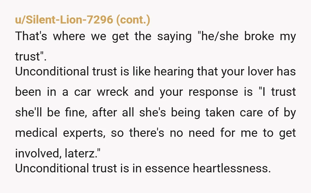 u/AdLost2542 She planned it and told you after the fact. She knew you wouldn't be OK with it. Imagine if you did the same to her. She ain't the one...