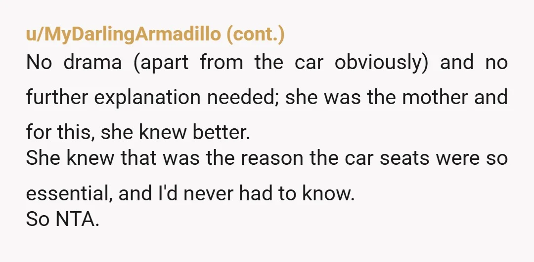 u/beijina NTA, she was wrong and it's good you stood your ground and kept her from taking your baby out. Sure, you could have worded that better/gentler but this was...