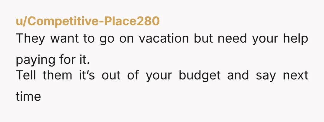 u/Right_Difficulty7914 NOR. It is a joke that she allows her kids to take precedence on the beds without consulting you or taking you guys into consideration and then doubling down...