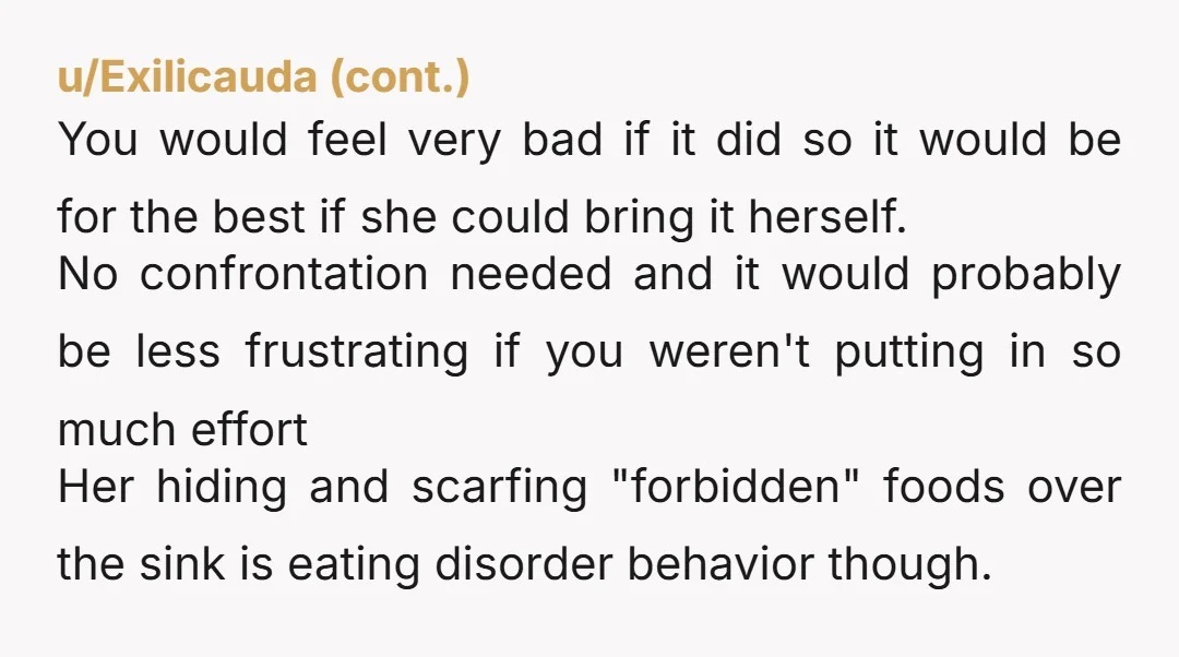u/Peacefullyfeline First of all, it’s so nice of her friends to go out of their way to try to make sure that she can participate. Secondly, have a conversation with...