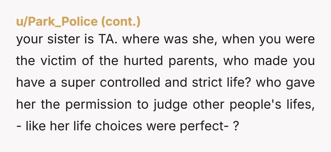 u/LuckyRoux89
ESH. "I wasn't allowed to date until I found the man I married because my dad really liked him" that doesn't sound the least bit approval seeking to you?