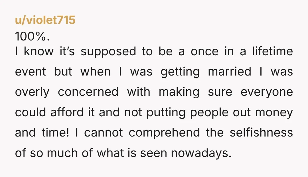 u/Lov3I5Treacherous
THIS
Unless EVERY single one of you are FRIENDS outside of the bride, it's NOT a GIRLS TRIP!!