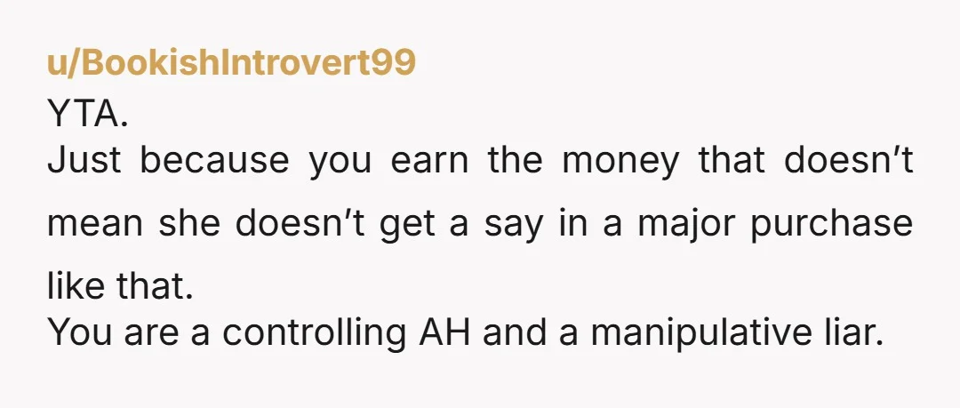 u/Tyluhh23 Lowercase yta. Maybe just write your point out as a reddit post first next time so it’s not a lie that you found it on reddit. You did find...