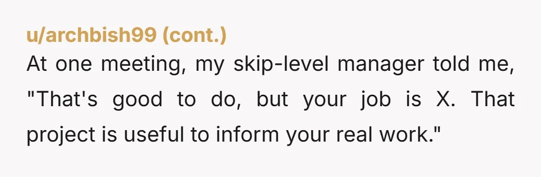 u/ynotzo1dberg The last time an employer said that to me, I was pulling out of the parking lot less than five minutes later. I have been self-employed ever since.