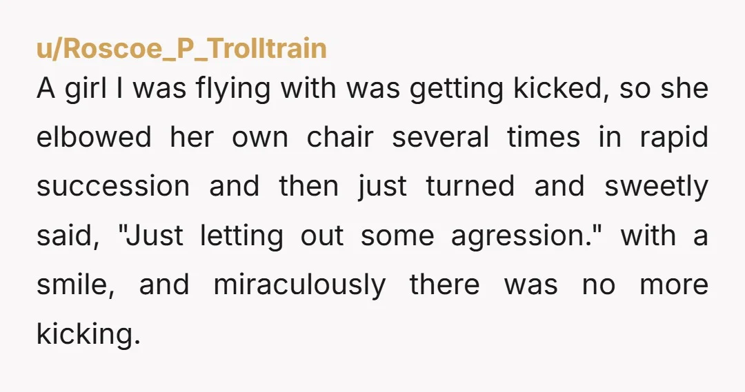 u/HotTaco00
YTA, you can’t force young kids to do anything.
You especially can’t with an infant in your arms.
I’m sorry your flight sucked but it comes with flying.
