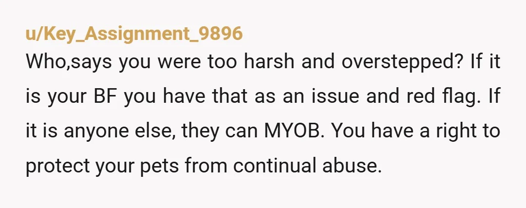 u/ConstantKooky3329 NTA. But why does she have access to your house and your car keys? This sounds like a conversation between you and the BF. He needs to support you...