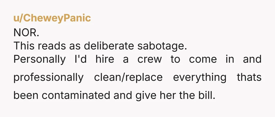 u/SubstantialPressure3
If it's not her home, then she has no business doing anything to the yard.