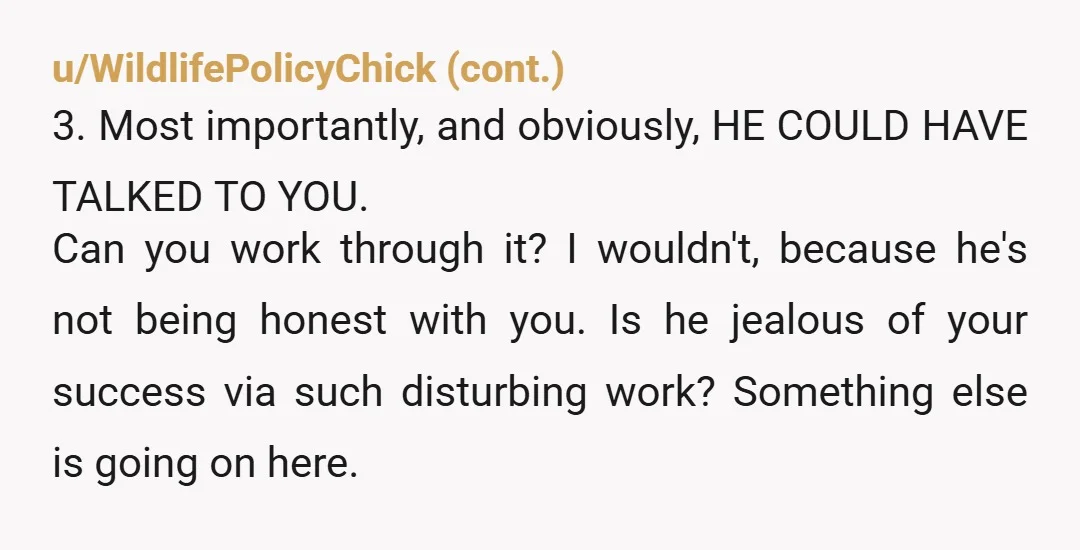 u/Lambsenglish What kind of mistake is calling the cops? Calling the cops is a decision he made. Only he knows what he wanted to get out of it, but I’d...