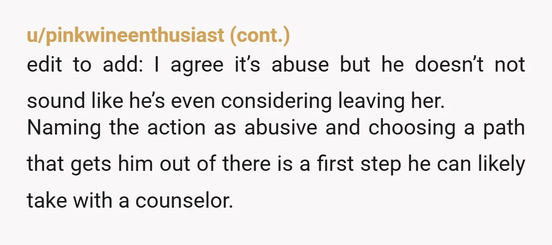 u/sapphictragedies you only said the truth. i’m sorry you and your daughter are in this situation… it sucks :/ it seems like your wife is reliving her teenagehood when talking...