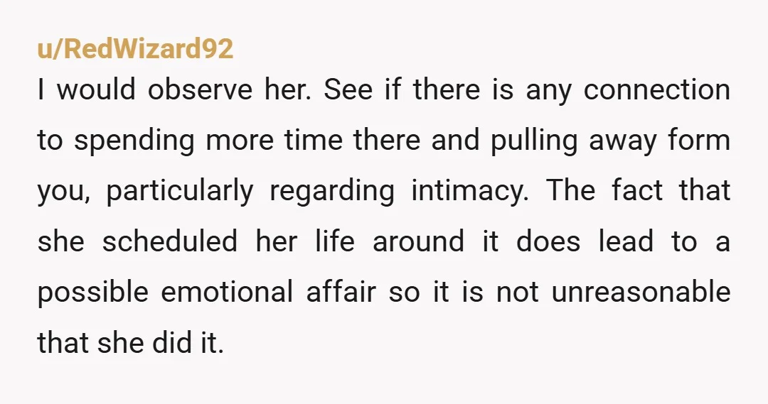 u/yellowjacket14 If you are both capable of adult conversations then the best course of action is to just show her the message. Any other course of action is basically a...