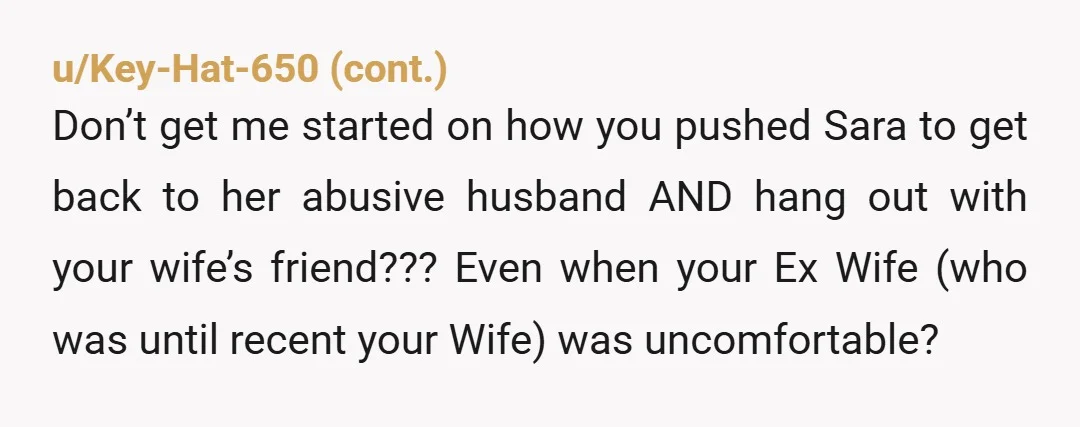 u/shinakohana So… you cheated and are now hanging out with her female friend solo?? I would NEVER let that fly and be freaking out too. Being cheated on is a...