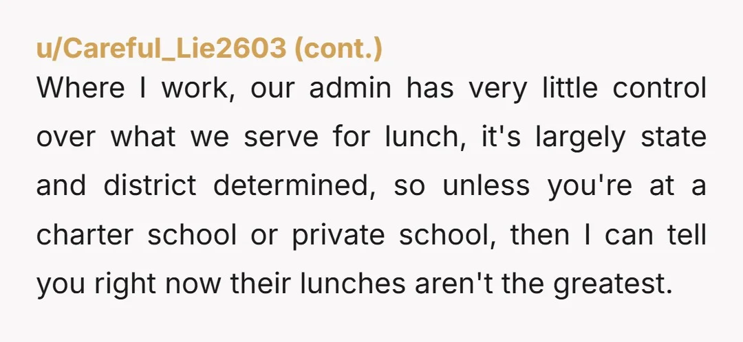 u/Hungry-Job-3198 YTA if you want to die on this hill. Then YOU personally need to take it up with the principal and school board. Instead you are now putting your...
