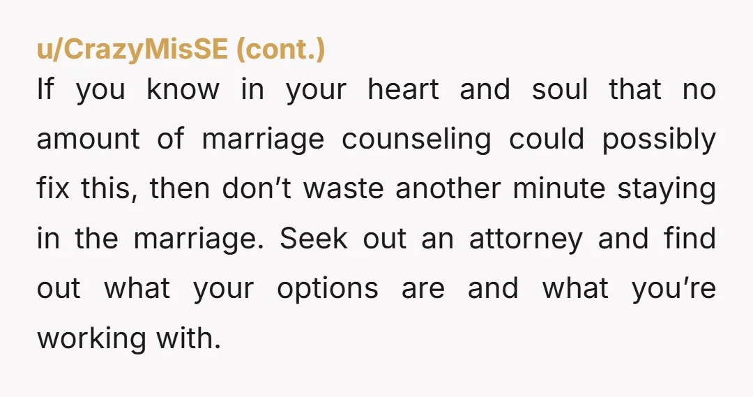u/Occhigioiello I don’t know dude, 4 days ago you where 20 years old desperetly looking for a wife to give you 4 kids, now 4 days later you have a...