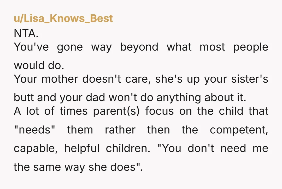 u/Cranky70something I'm a boomer, and I don't pull crap like that. Attributing your mother's bad behavior to her age cohort is not useful. However, NTA. The two of you made...