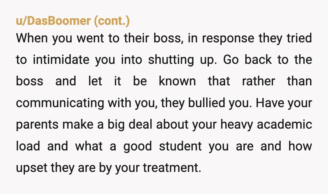 u/MattDaveys
Someone is getting a kickback from the exam, that’s why they’re trying not to get it brought up above them.
Keep the foot on their neck.
NTA