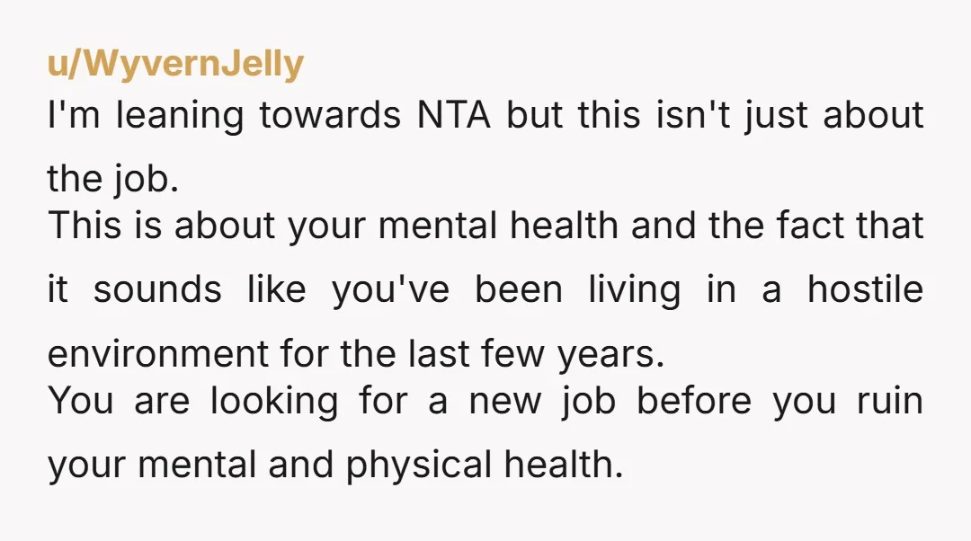 u/Accomplished_Bad4891
You don’t need to wait to divorce your husband to get the better job.
Just take the job.
If that means he wants a divorce, that’s his problem