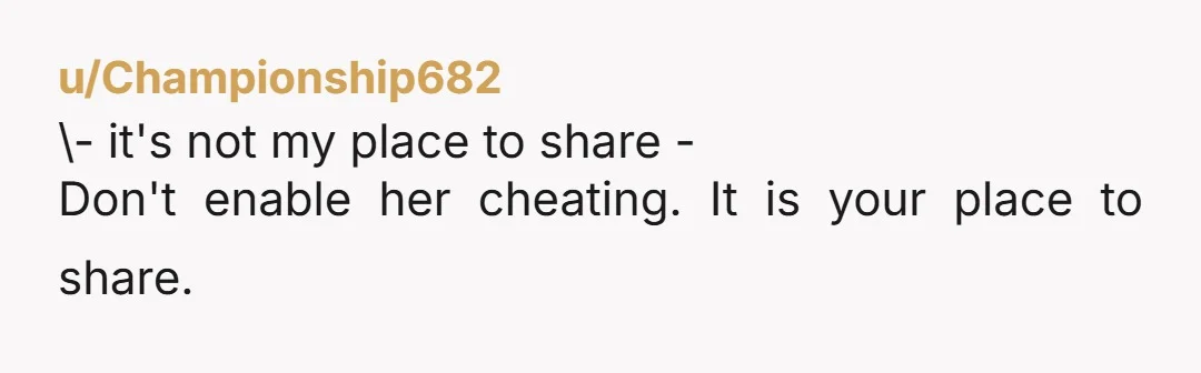 u/iamtvi The husband deserves to know the truth. It’s unfair to the husband, and to their future children to allow them to live a lie. Tell your friend that her...