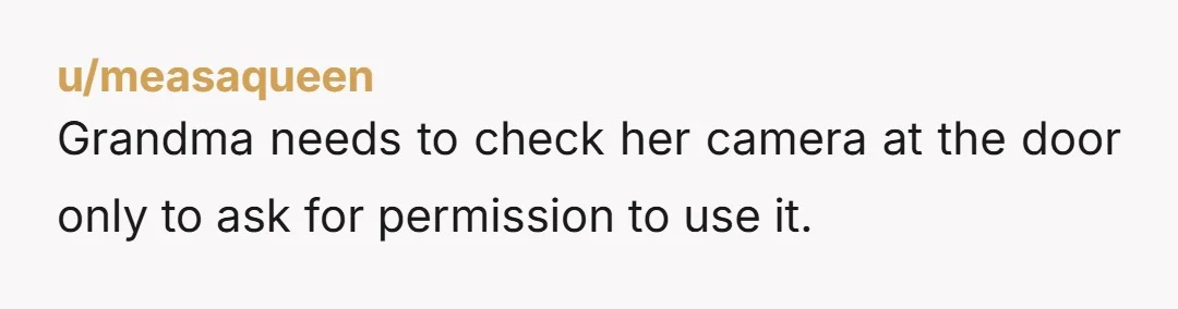 u/badpandacat NTA. Site her down and clearly explain your boundaries, and if she does not respect them, well, you love her, but you will not be around her. Then follow...