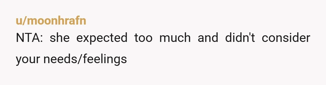 u/lilyofthevalley2659
NTA but you kind of are the AH for going along with any of this.