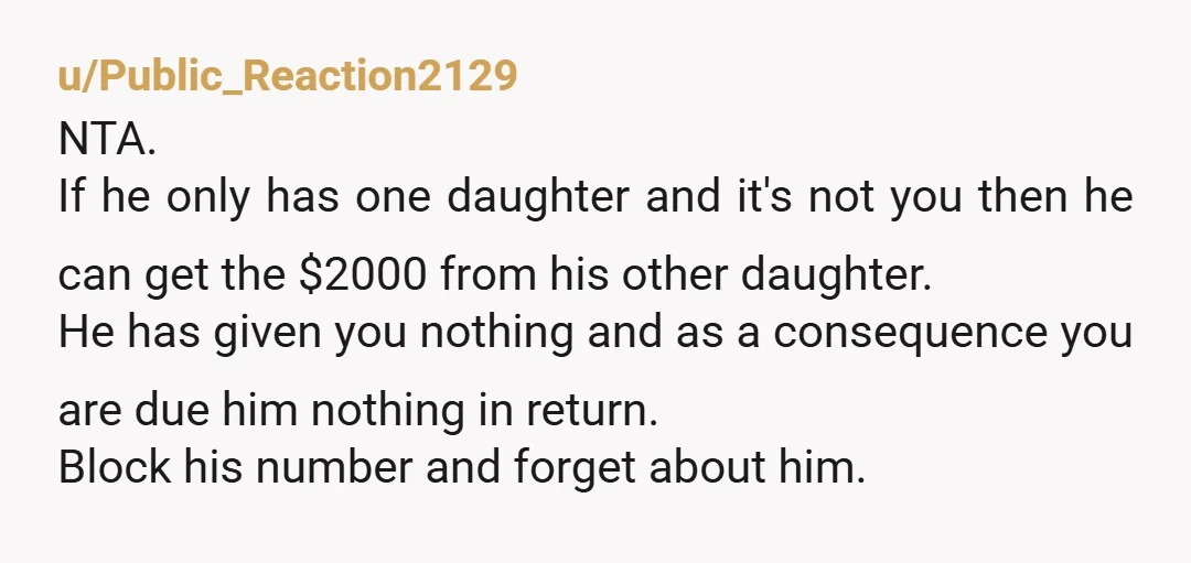 u/Adventurous_Cut1615 your dad literally only cared about your husband once he found out about the soccer connection, which tells you everything you need to know about his priorities. he ignored...
